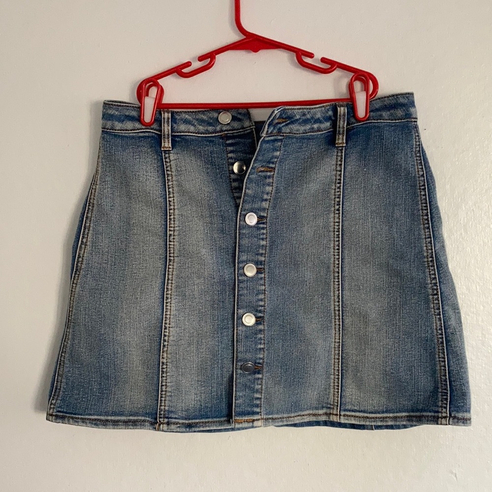 Faded Glory Jean Skirt Size 6